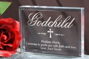 Personalized Godchild Plaque