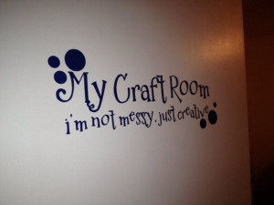 Love this vinyl wall quote posted by Lady B Crafts