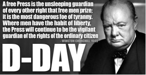 ... quote by winston churchill on the importance of press freedom