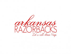 Arkansas Razorbacks by theSimplePerks on Etsy, $12.00