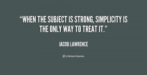 Jacob Lawrence Quotes