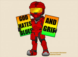 Sarge RvB http://rose-mcsugar.deviantart.com/art/RvB-Sarge-Protests ...