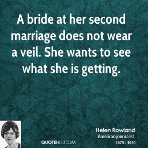 Helen Rowland Marriage Quotes