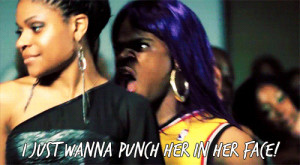 funny purple violence she ratchet ep i just want to punch her in her ...