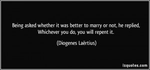 More Diogenes Laërtius Quotes