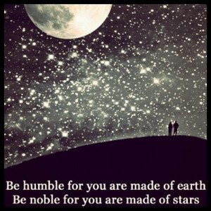 be humble/be noble