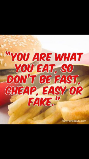 You are what you eat