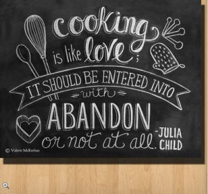Cooking is Like Love
