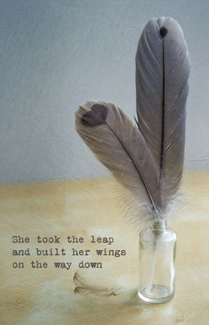 her wings on the way down.”- Inspirational quote broken heart quotes ...
