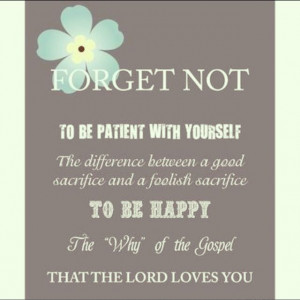 Lds forget me not flower