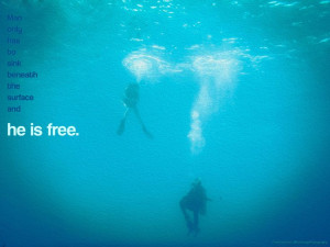 Great quote about scuba diving from Jacques Cousteau www.Facebook.com ...