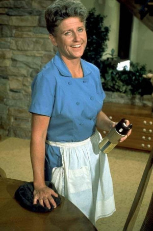 The late, great Ann B. Davis as Alice Nelson, housekeeper to the Brady ...