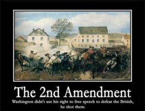 Second Amendment Poster george washington