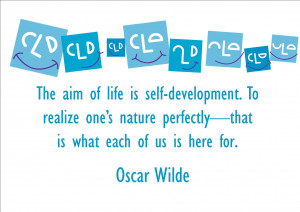 Awesome Clarity Quote By Oscar Wilde~ The aim of life is self ...