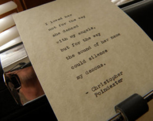 Christopher Poindexter Quote, 