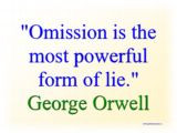 lie by omission - Google Search More