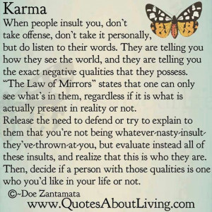 Karma. HOLY wow...this is great.