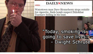 Today Smoking Is Going To Save Lives