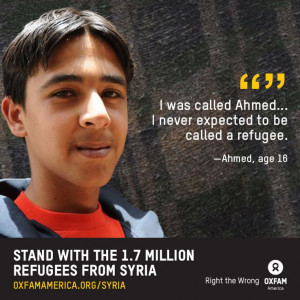 Stand with the 1.7 million refugees from Syria