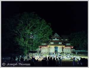 One of the “Panthals” of Thrissur Pooram - Night Cities Collection