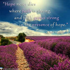 lavender flowers blooming in provence france with quote of the day