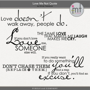 Love Me Not Quote by Mindy Terasawa