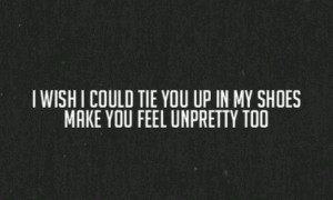 Such powerful lyrics... TLC - Unpretty