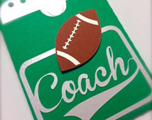 Football Coach Gift Card Holder