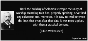 More Julius Wellhausen Quotes