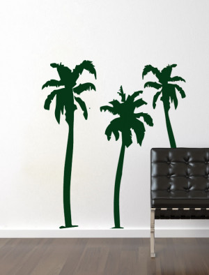 Palm Tree decal home decoration living room decorative stickers ...