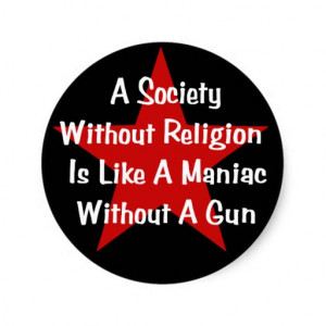 Anti-Religion Quote Stickers