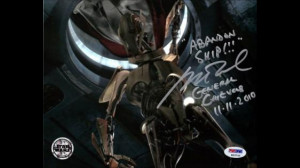 Matthew Wood General Grievous Signed 8x10 PSA/DNA COA