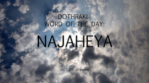 Dothraki Language The next list 