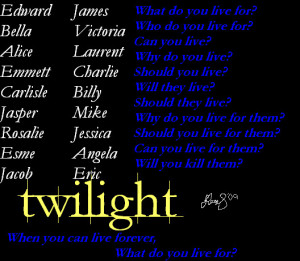 Twilight Name+Quote by YTTCsarah