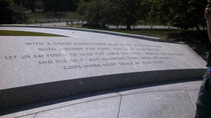 Arlington National Cemetery Photo: JFK Quote