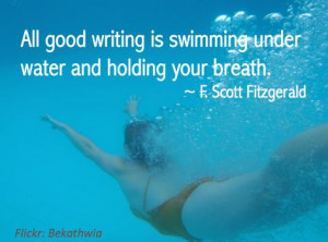 writing underwater