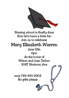 graduation Party Invitations - medical
