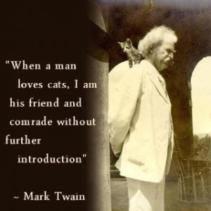 Mark Twain...or really just sit and listen to him...for days!