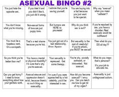 Asexual Bingo #2 More