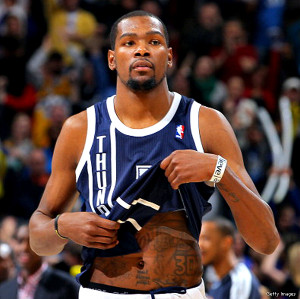 Image: Durant Tattoo Gaffe: NBA Player's Scripture Quote Is Misspelled