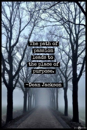 The path of passion - Dean Jackson. M de L.