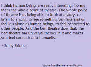 ... www.sailoroftheskies.tumblr.comOur first quote from a performer! Yay
