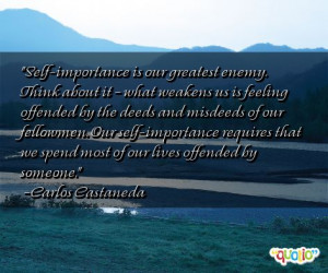 Quotes About Self Importance
