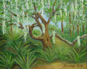 Live Oak And Spanish Moss...