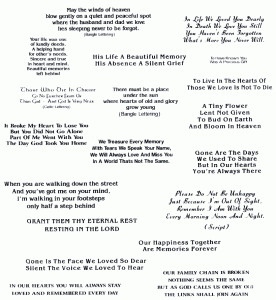 Meadow Memorials 2014 | Designed By