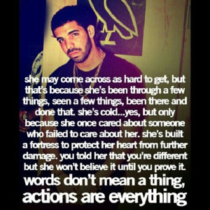 females # quotes # drake sayings # drake # ovoxo # love # realest ...