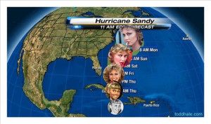 Funny Hurricane Sandy Pictures – 18 Pics