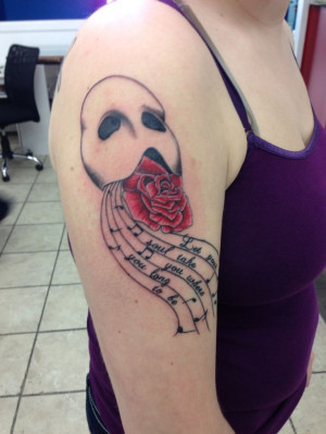 My awesome Phantom of the Opera tattoo =)