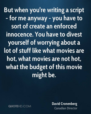 David Cronenberg Movies Quotes