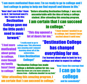 ... So Ready To Go To College And I Feel College Is Going To Help Me